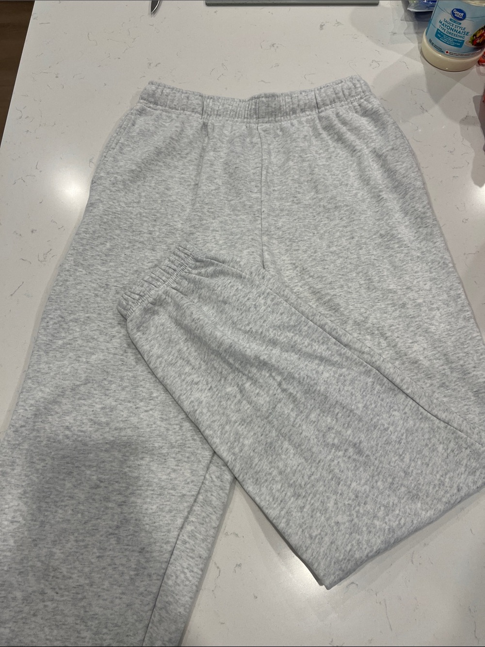 No Boundaries Light Gray Heather Jogger Pants